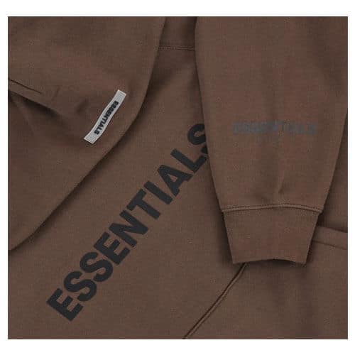 Essentials-Brown-Hoodie-Back